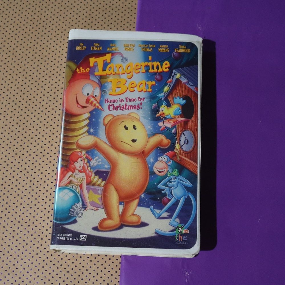 The Tangerine Bear VHS
